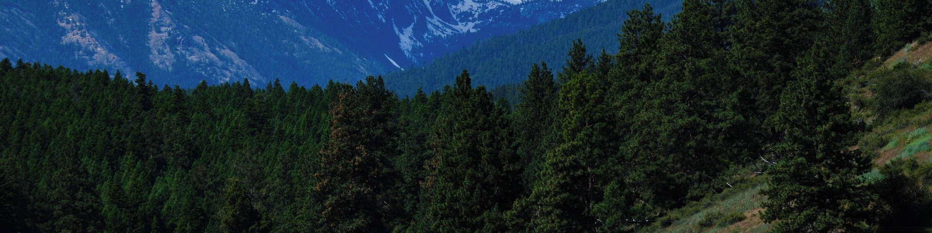 Seen from the pull off along the highway.