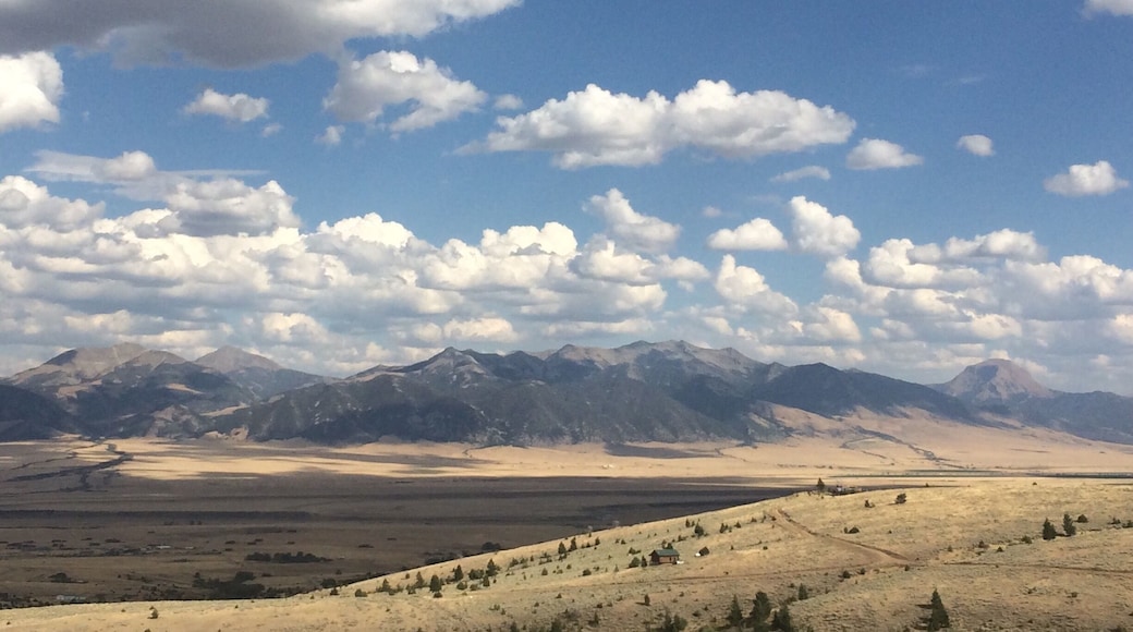 View point on the road between Virginia City and Ennis, Montana. Big sky country!