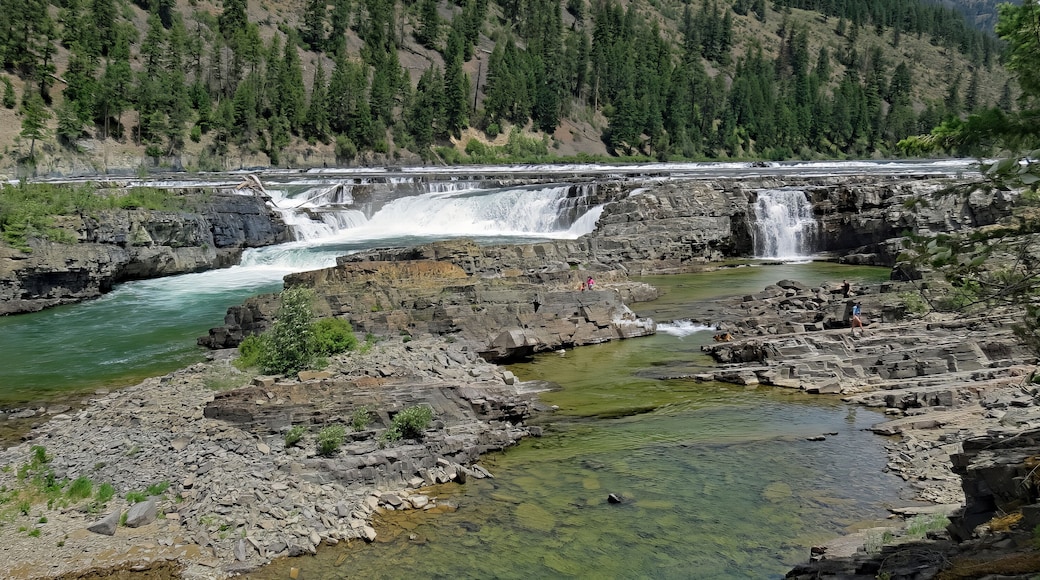 Panorama of Kootenai Falls - Montana