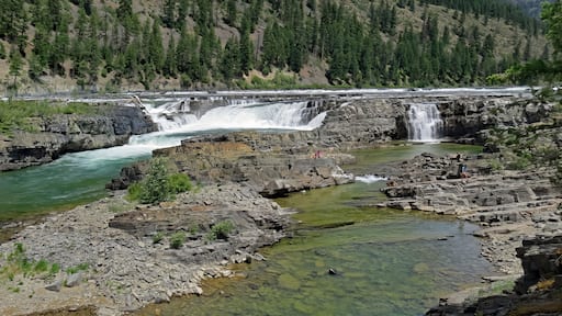 Panorama of Kootenai Falls - Montana