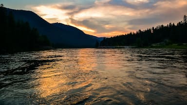 Sunset on the Kootenai River Libby Montana