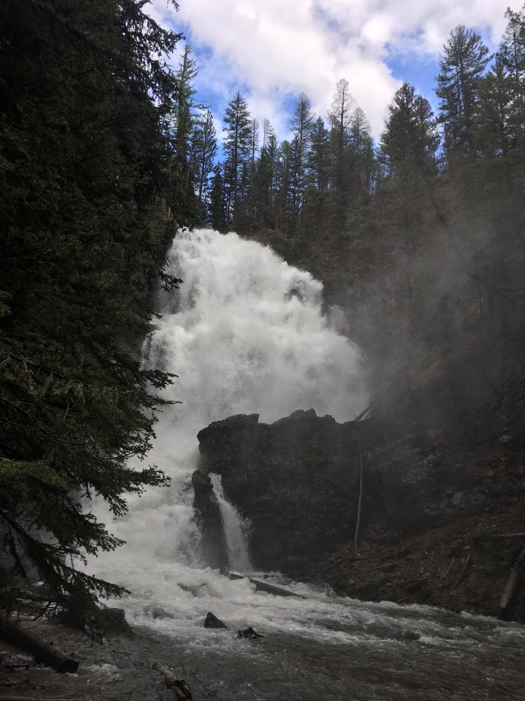Moderate difficulty on hike beautiful waterfall. 
Easy to drive to from Seeley! 