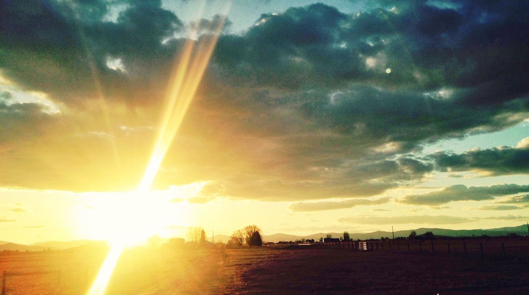 A beautiful sunset in Montana