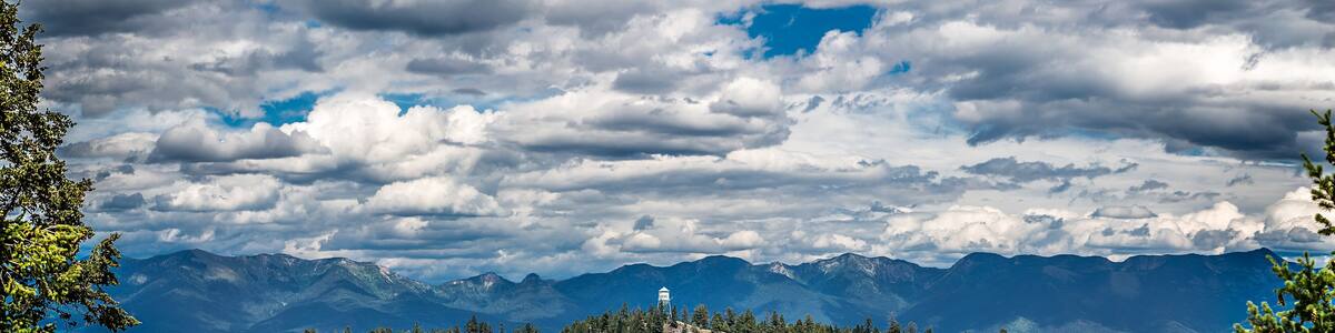 Looking Across Flathead Lake