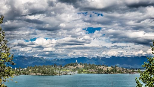 Looking Across Flathead Lake