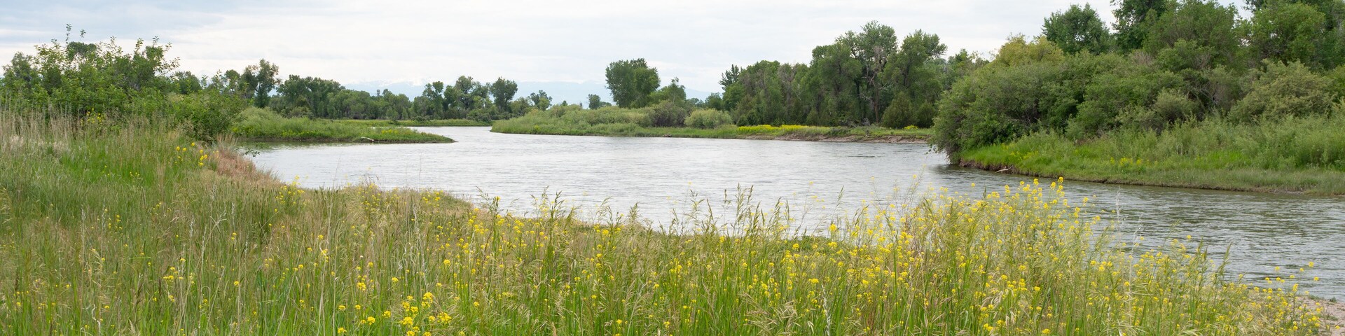 Missouri River in the Missouri Headwaters State Park