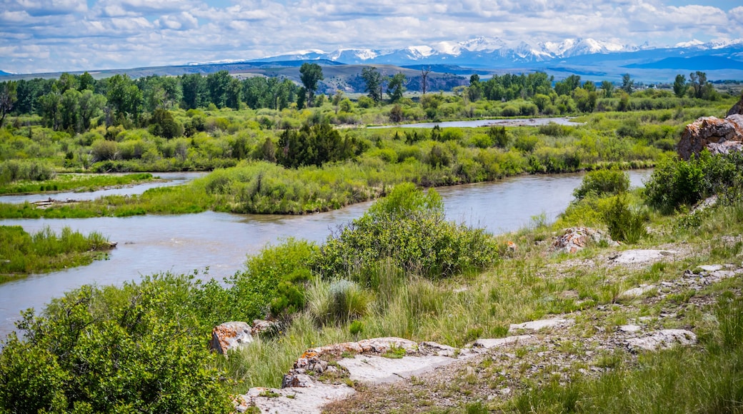 A beautiful lake park in Bozeman, Montana