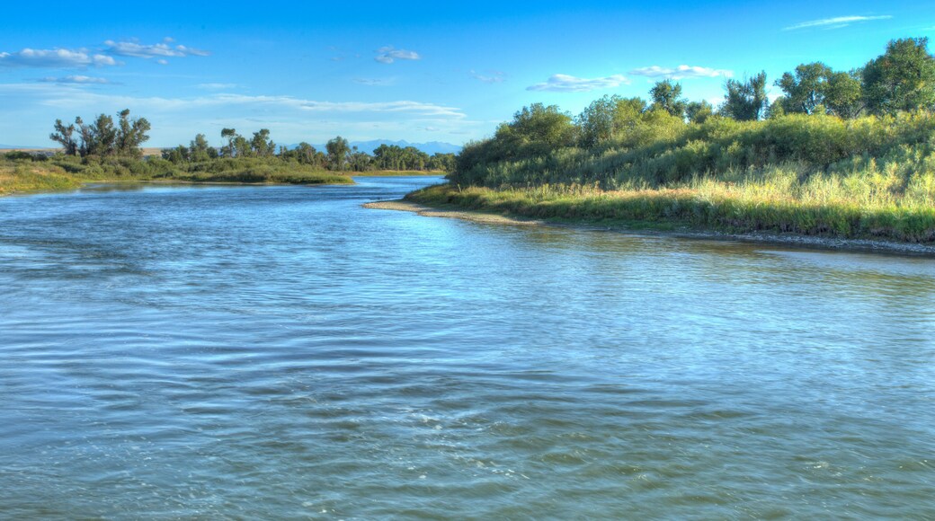 Sunset over the Missouri Headwaters State Park.