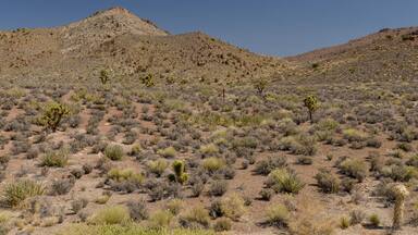 scenic view of Pahranagat Range from Extraterrestrial Highway (Lincoln county, Nevada, USA)