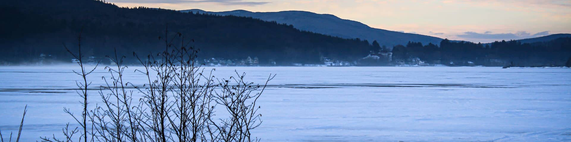 Lake Massassecum. Bradford, NH. January 2, 2011.