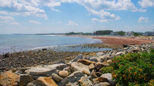North Hampton State Beach in summer in town of North Hampton, New Hampshire NH, USA.