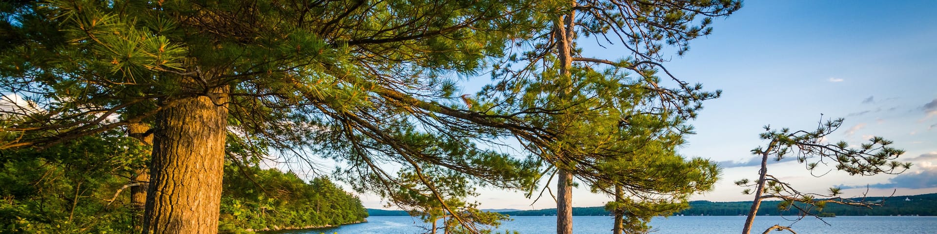 Rocky bluff above Winnisquam Lake, at Ahern State Park, in Lacon