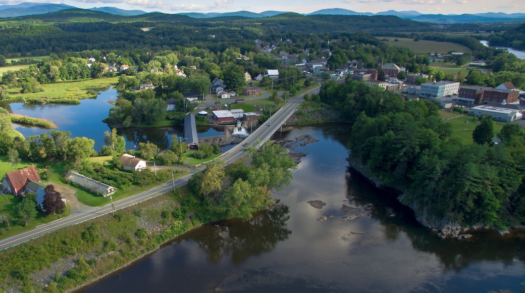 Haverhill-Bath Covered Bridge from Above
