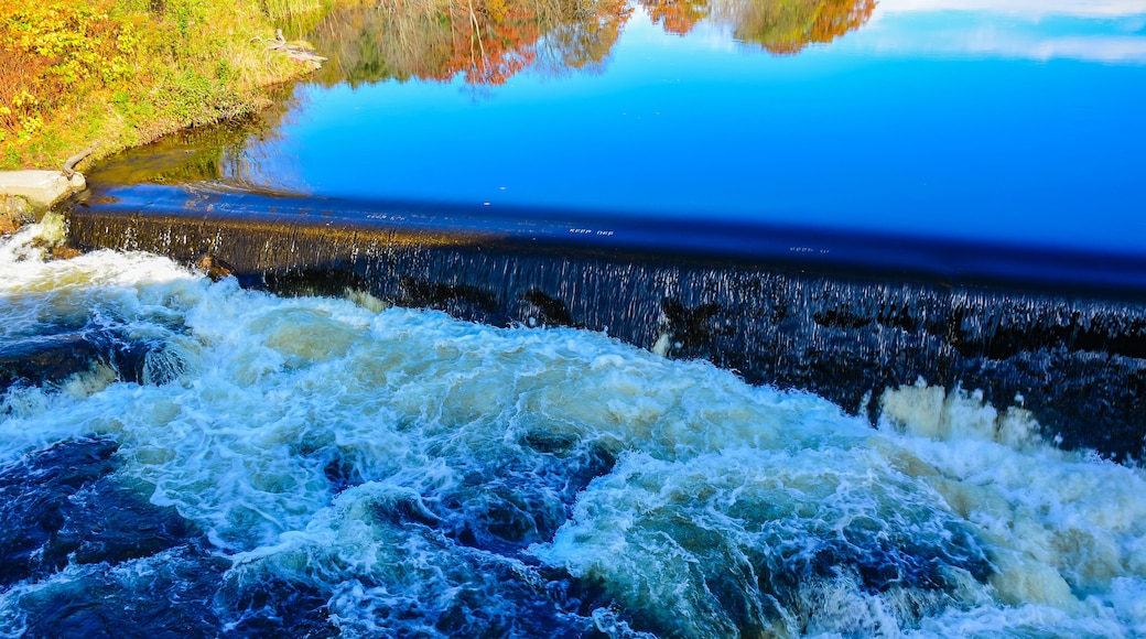 Dam on the Ammonoosuc River by the Haverhill-Bath Covered Bridge - Bath & Woodsville, New Hampshire