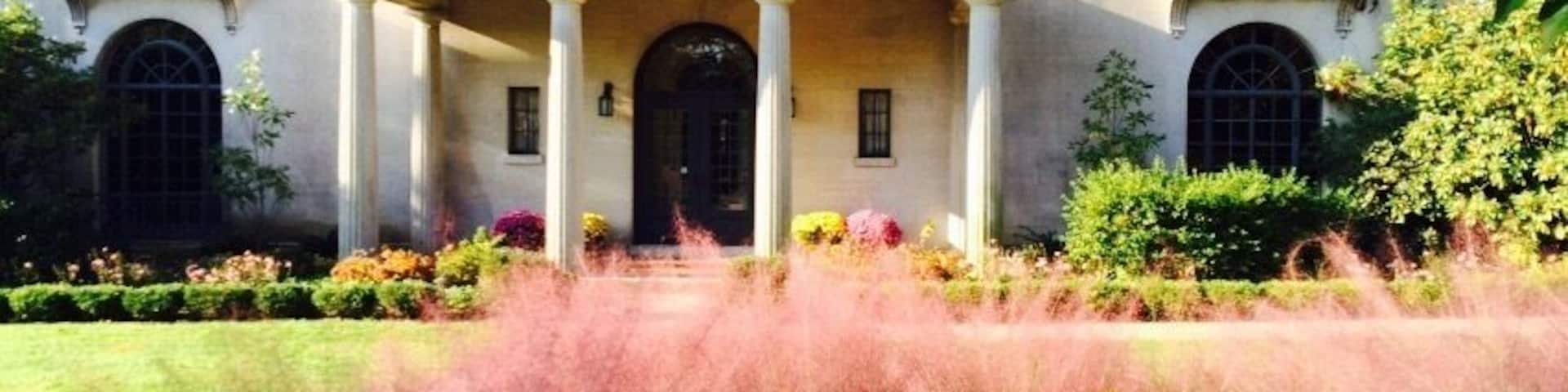 Private grounds open to the public year round. House is closed to public. Close to Montclair Art Museum, Presby Iris Gardens, and great restaurants and shops in Montclair NJ