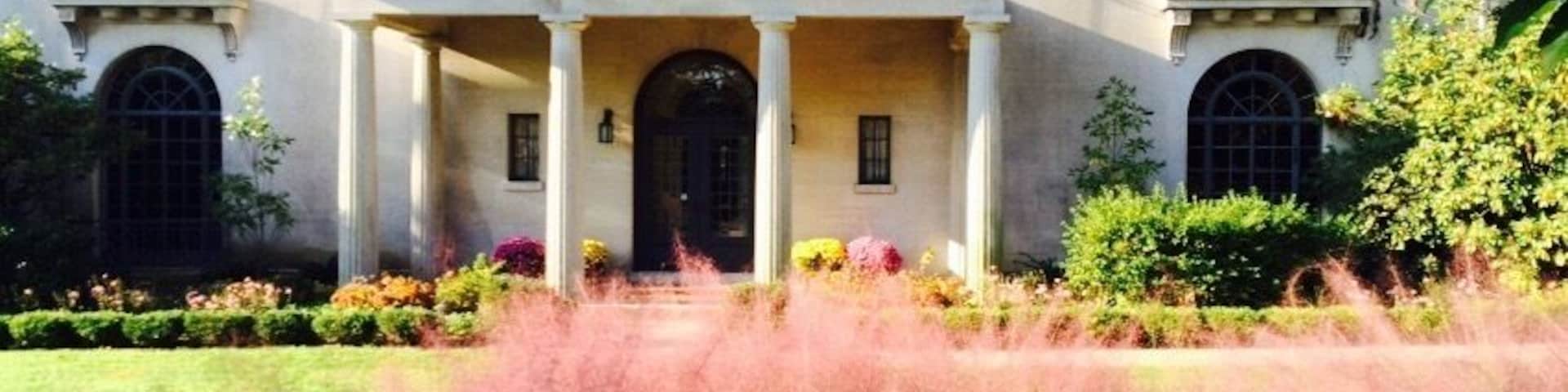 Private grounds open to the public year round. House is closed to public. Close to Montclair Art Museum, Presby Iris Gardens, and great restaurants and shops in Montclair NJ