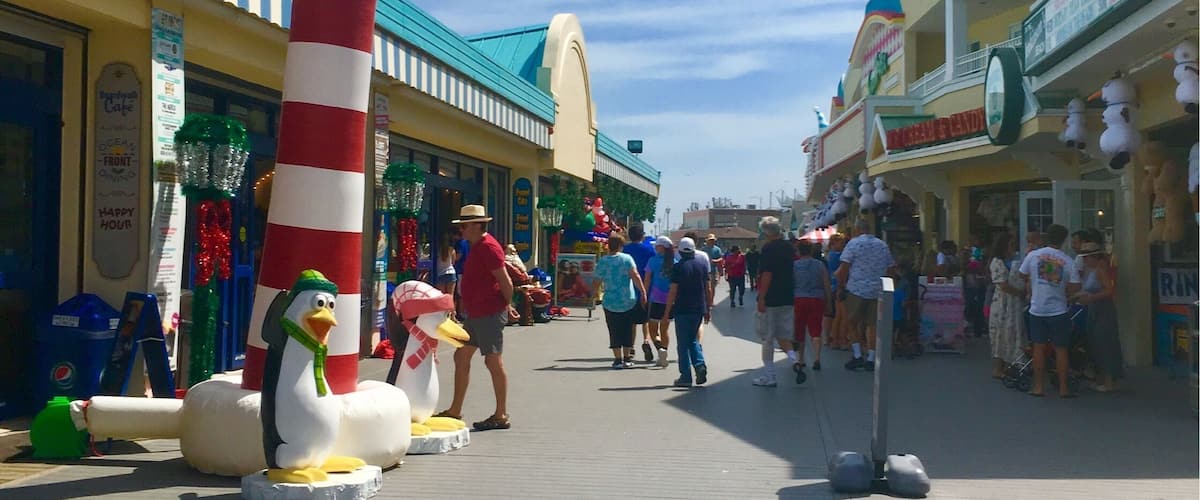 Fun & Games on The Jenkinson’s Boardwalk, Point Pleasant Beach NJ Shore