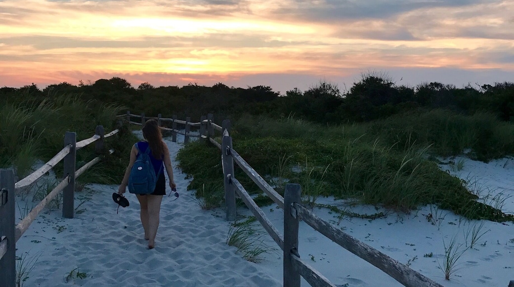 Long Beach State Island is a local favorite in the summer as it offers over 23 miles of beaches where you can see amazing sunsets & appreciate the garden state’s lush greenery.