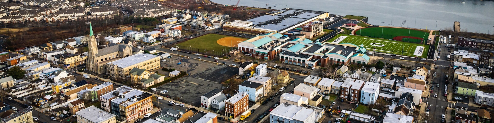 Aerial Drone of Perth Amboy New Jersey