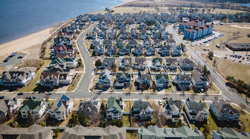 Aerial of South Amboy New Jersey