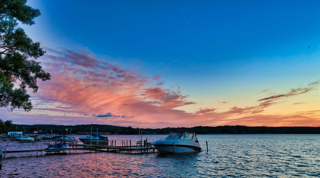 Sunsets on Lake Chautauqua are magnificent
