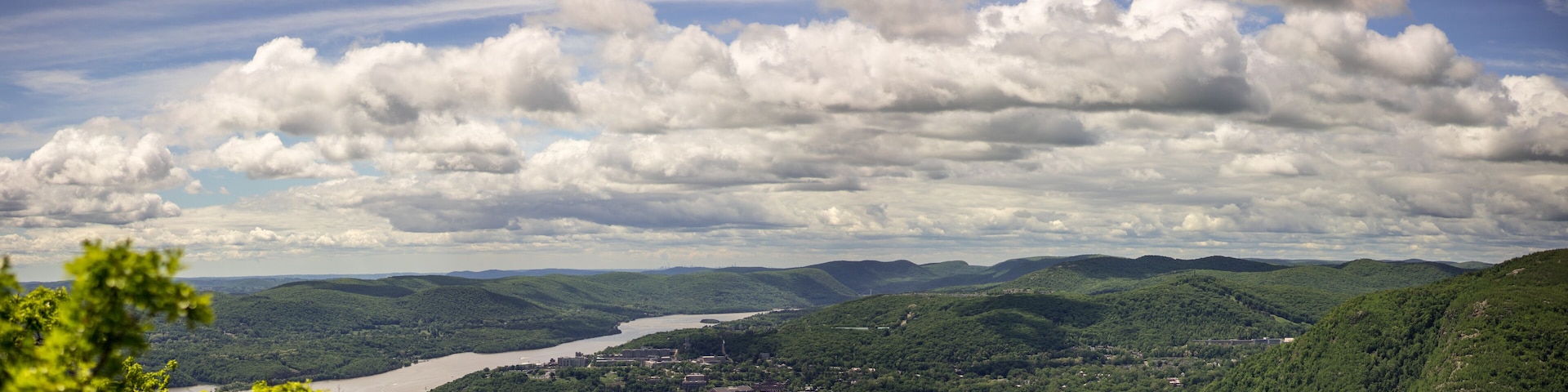 over looking hudson river