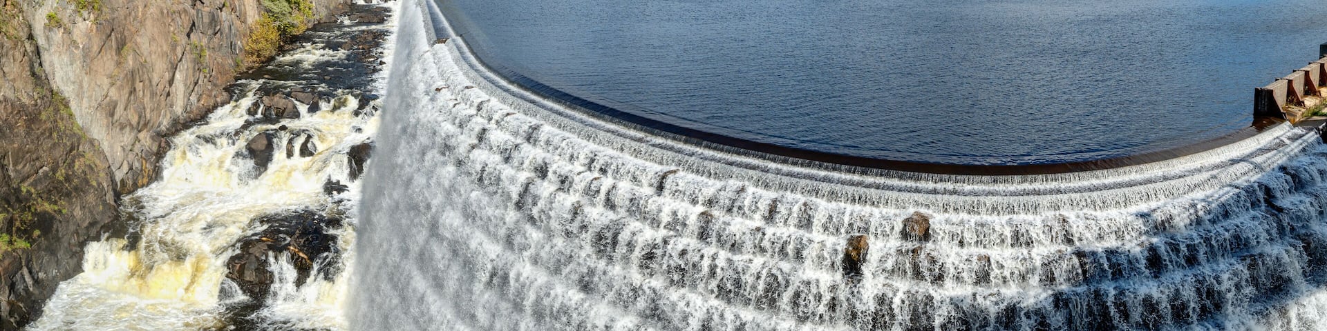 New Croton Dam, Croton-On-Hudson, Croton Gorge Park, NY. USA