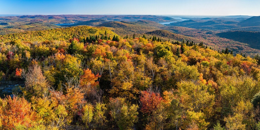 South Panoramic View from Hadley Mountain Fire Tower