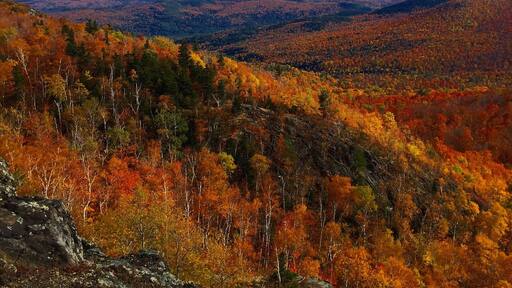 View from Owls Head Lookout, High Peaks Region, Adirondacks