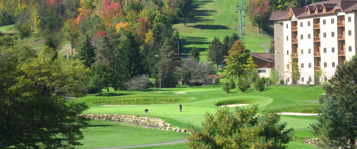 Ellicottville which includes golf and a luxury hotel or resort
