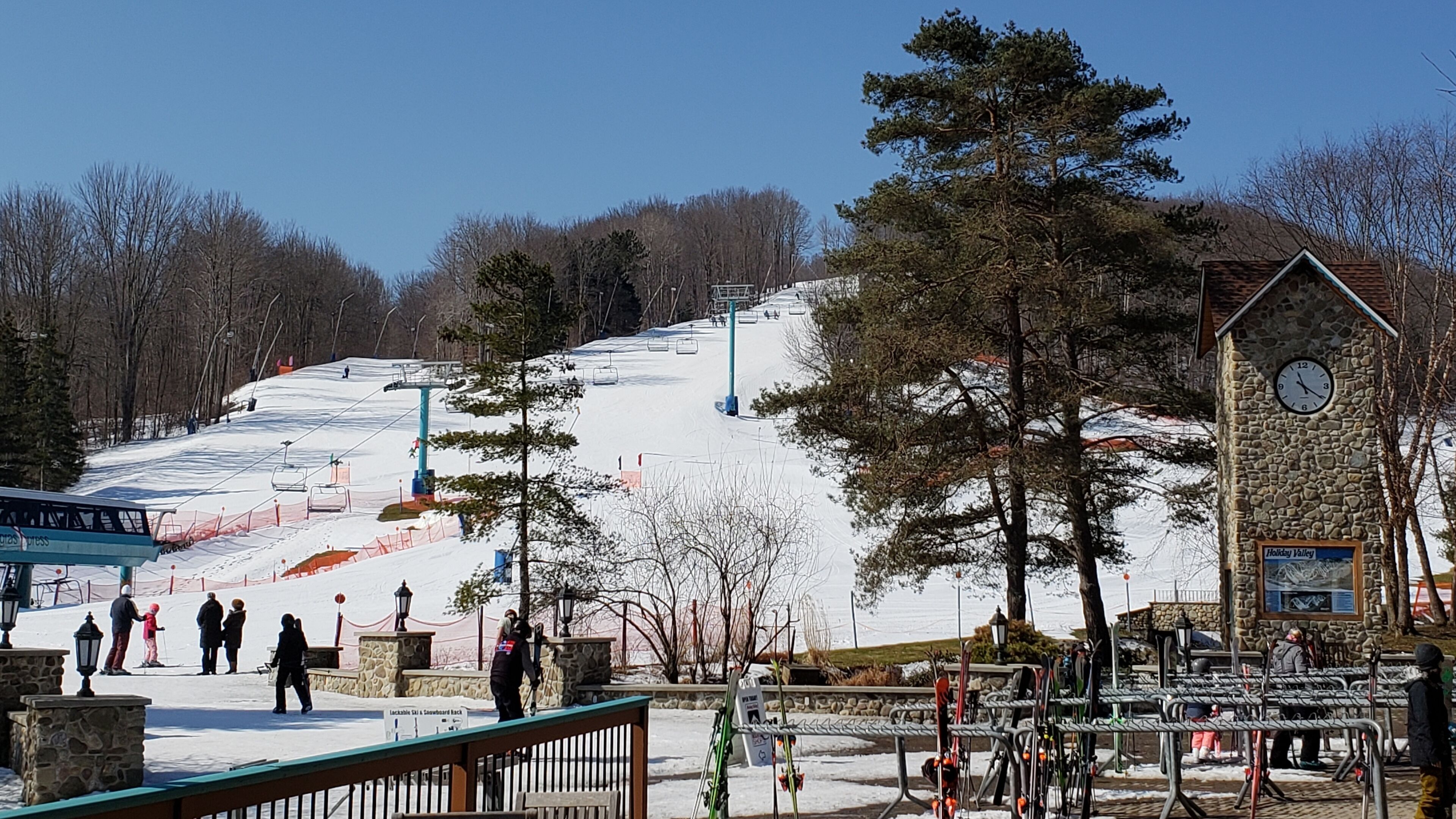 Ski a day here and at Holimont also in Ellicottville.   Great restaurants and shopping. 