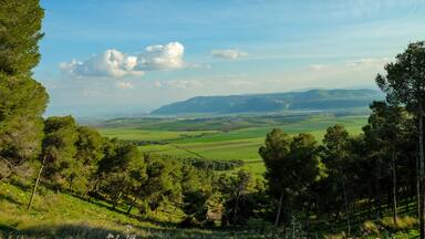 View on Gilboa mountains