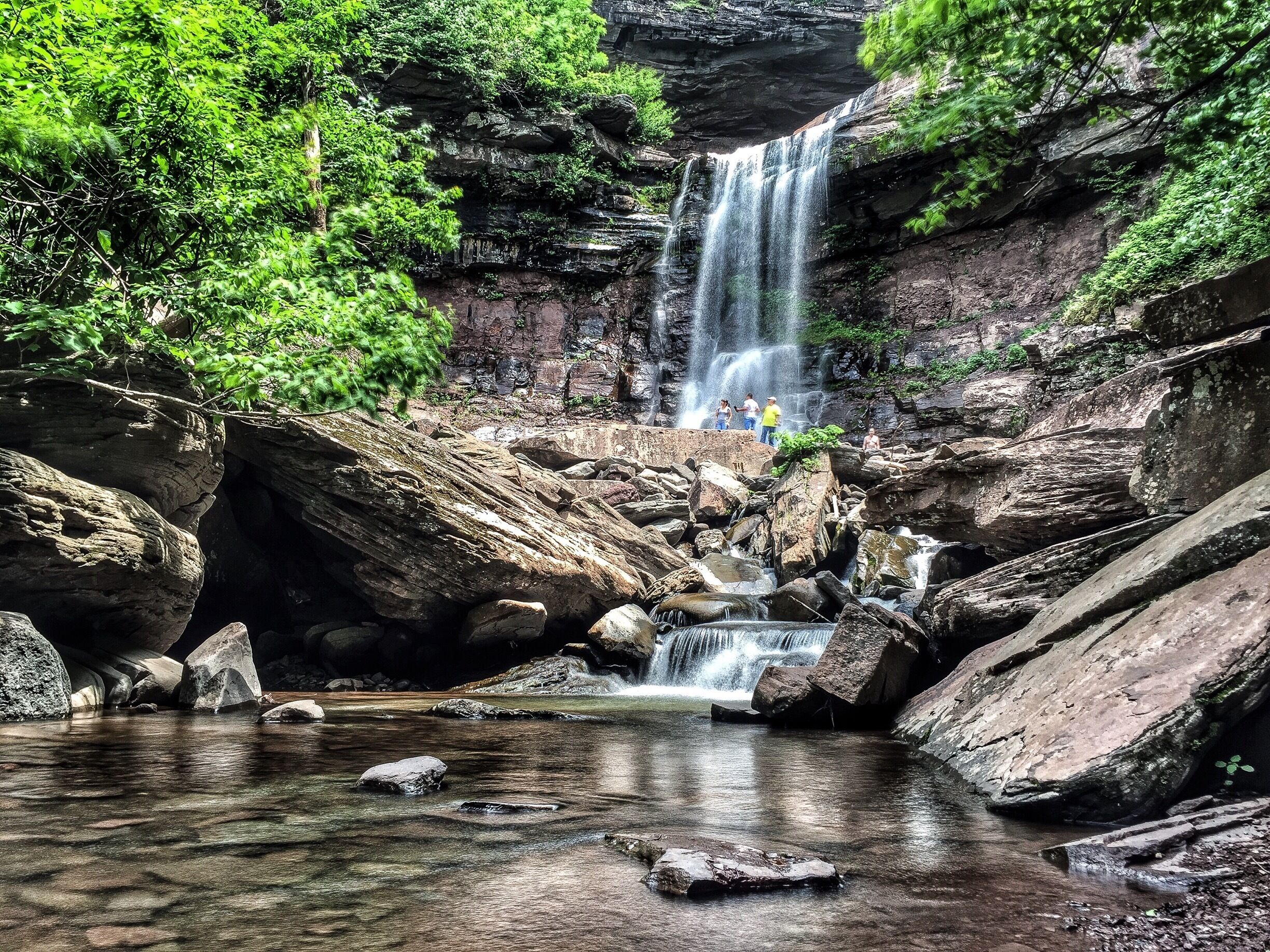 This is the first time I ever found a swimming hole with a waterfall, but now I'm hooked! Must find more! Kaaterskill Falls is actually quite an easy hike, less than one mile from the road. #waterlust #bestof5
