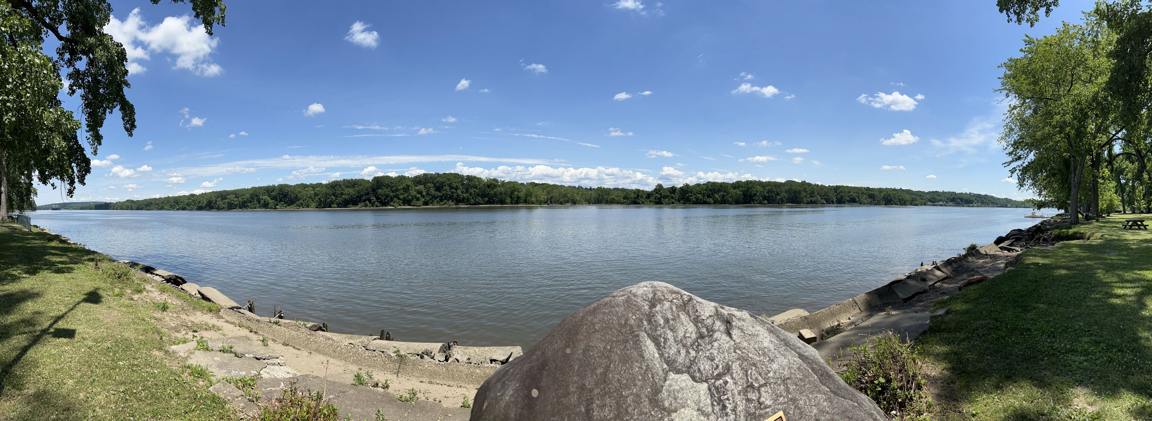 Hudson River panorama, Henry Hudson Park