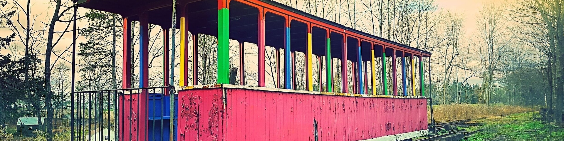 Abandoned train