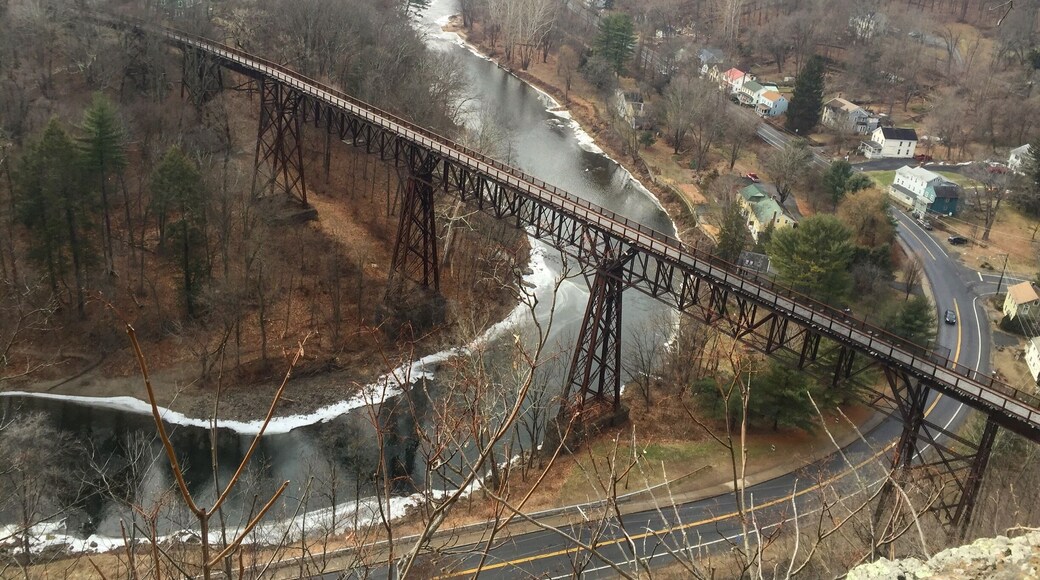 A short hike up the Joppenburgh Trail from the municipal parking lot in Rosendale.