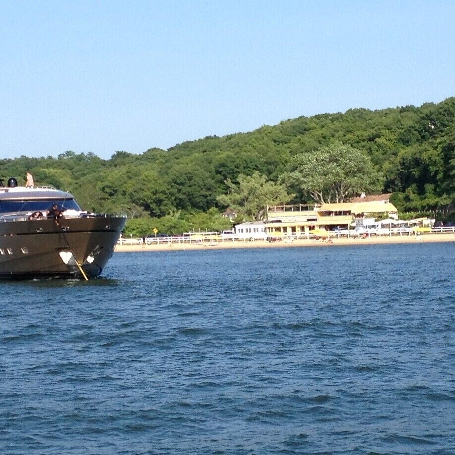 Great shot of Sunset Beach on Shelter Island from our boat, before heading closer to anchor and swim in.  A beautiful little slice of Southern France right here on Long Island Sound! If you get a chance, definitely check this place out.