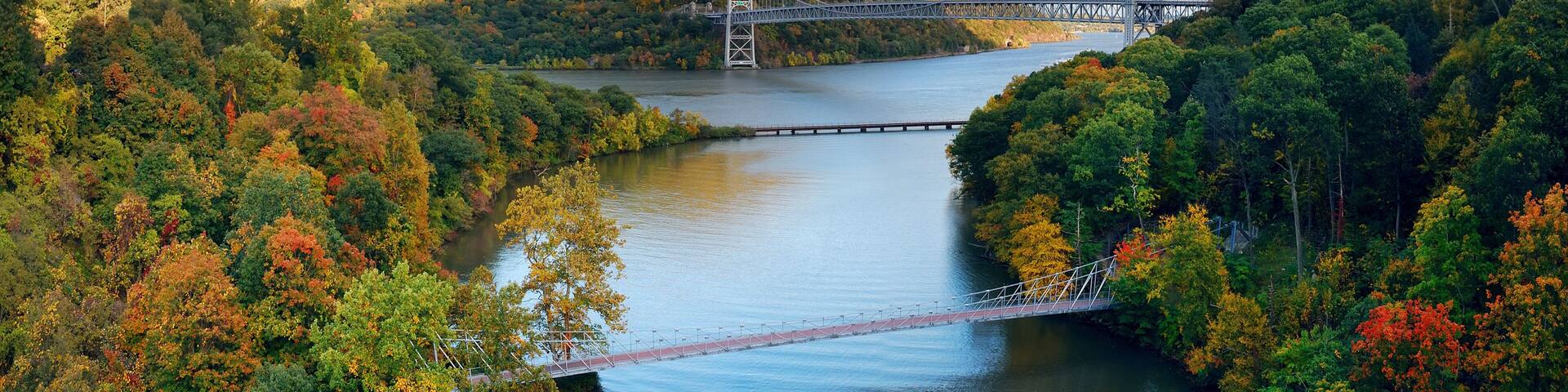 Hudson River valley panorama