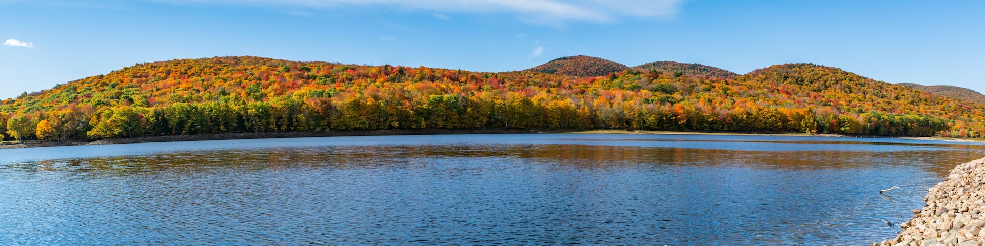 Vermont in peak foliage season