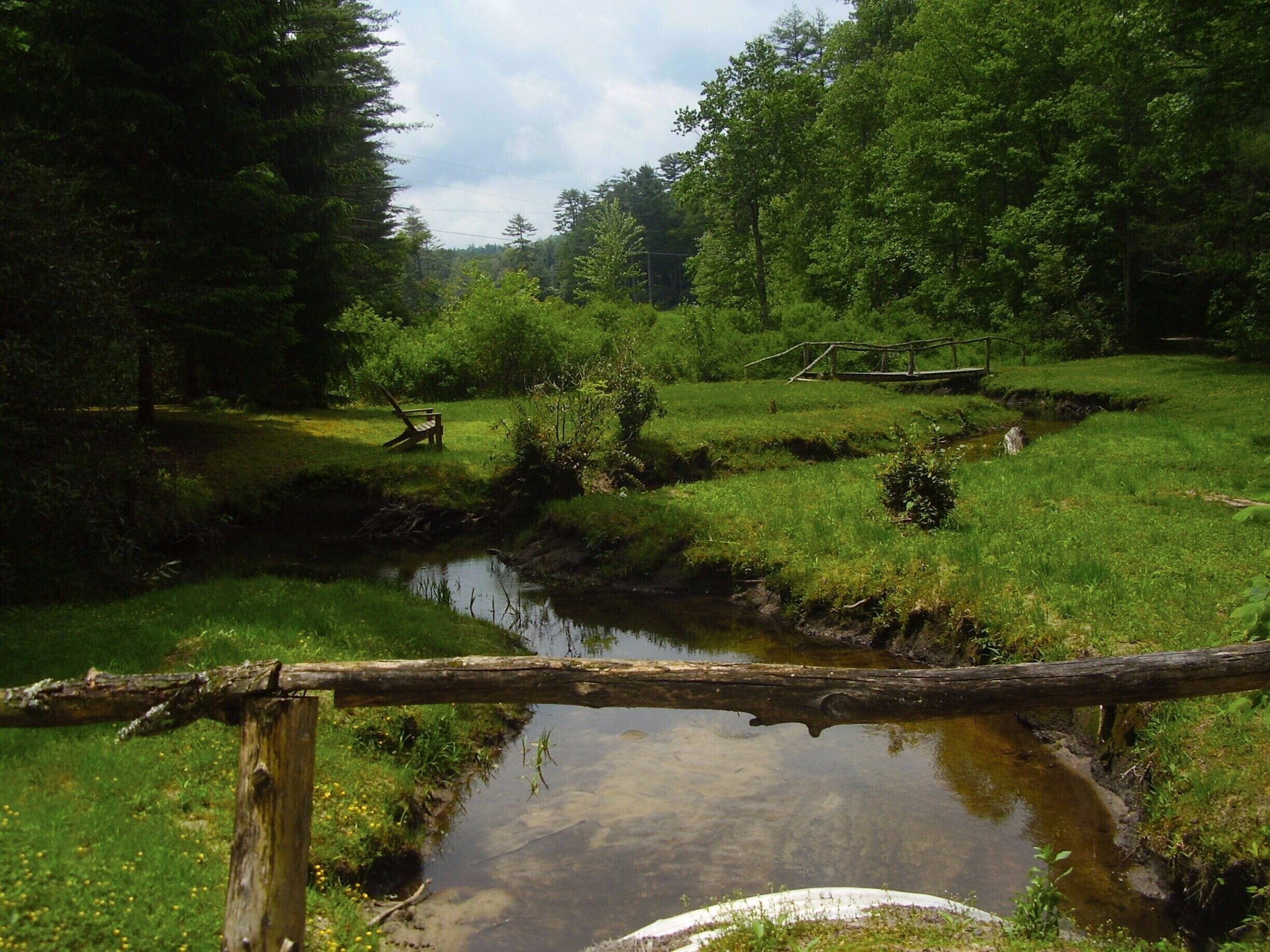 Taking a walk through High Hampton Inn and Country Club on the way to Rock Mountain. 