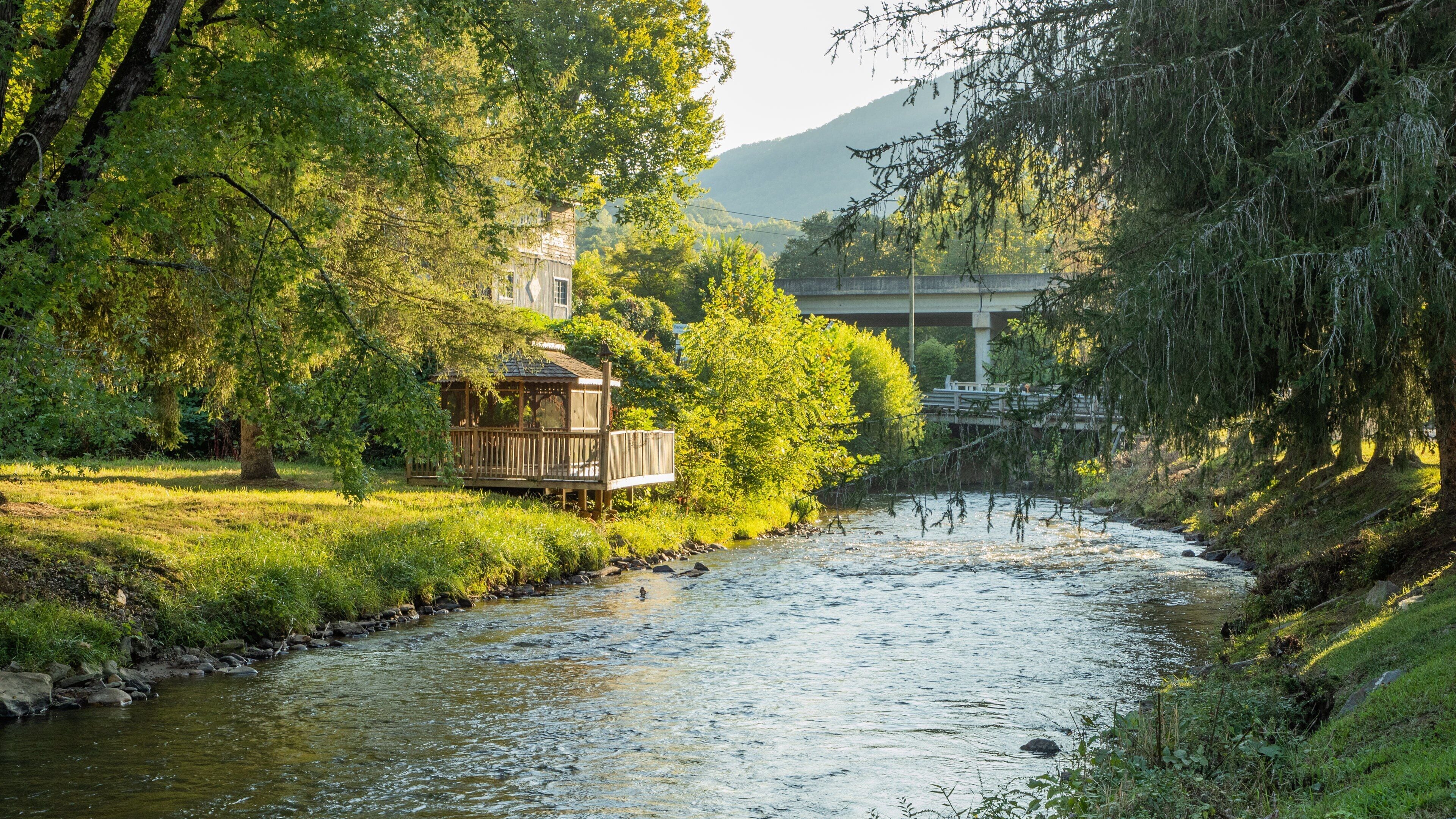 Dillsboro showing a river or creek