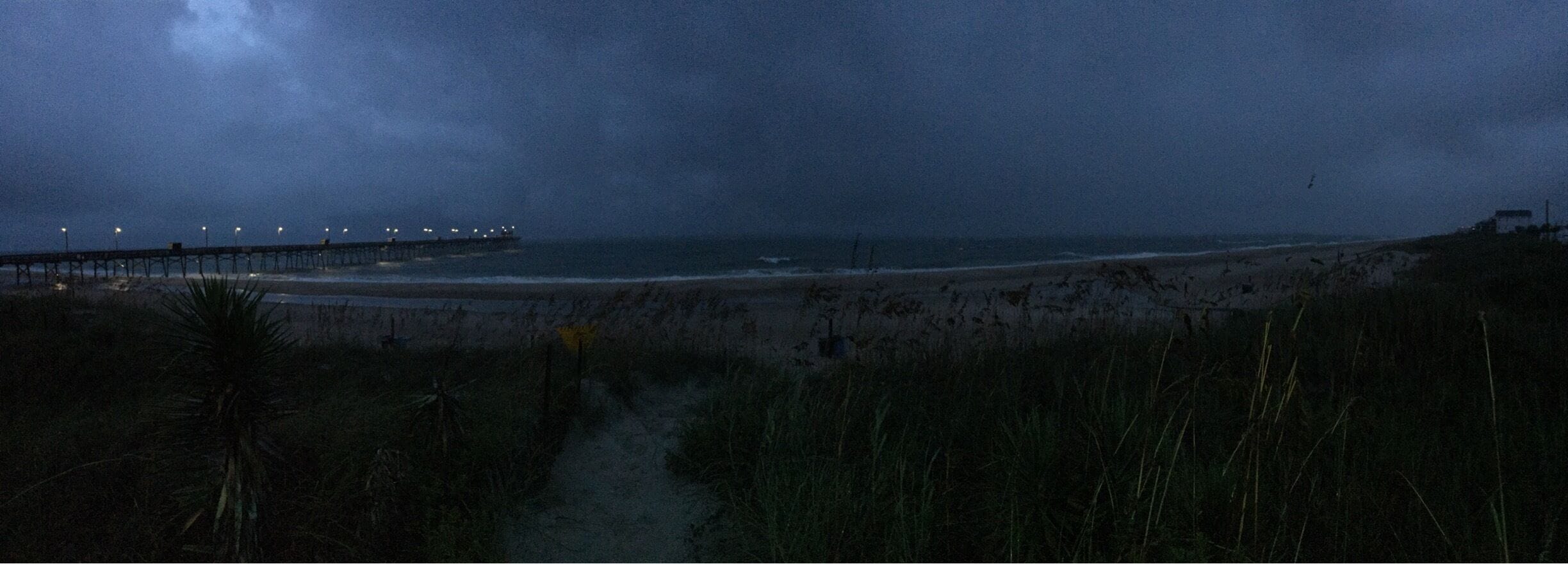 Tropical Storm Hermine making a visit to the NC coastline 