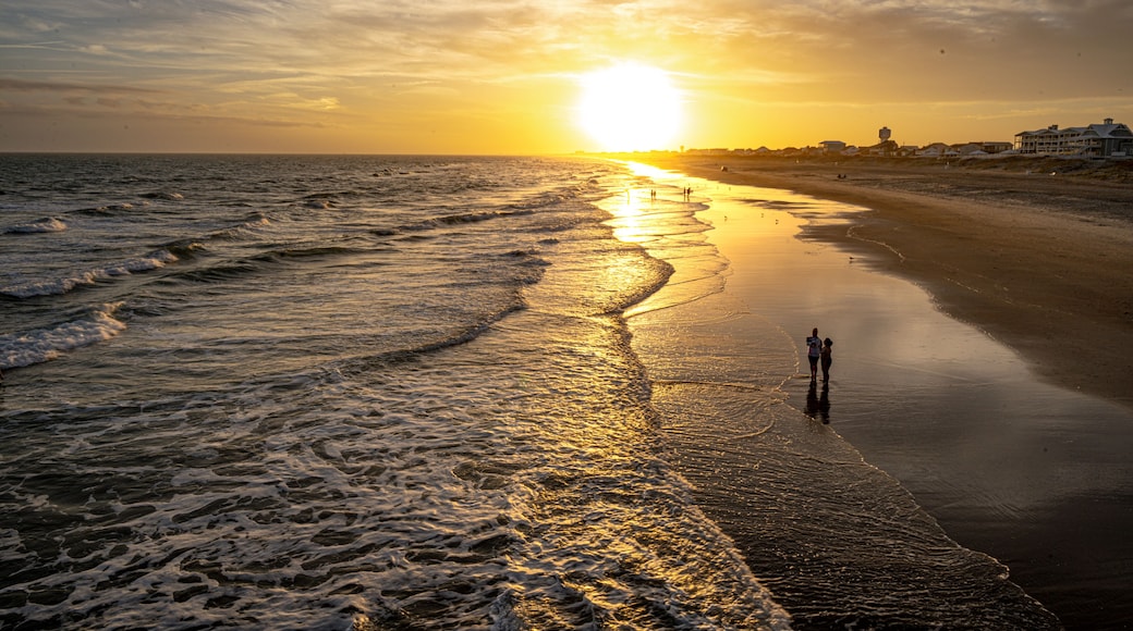sunset on the beach