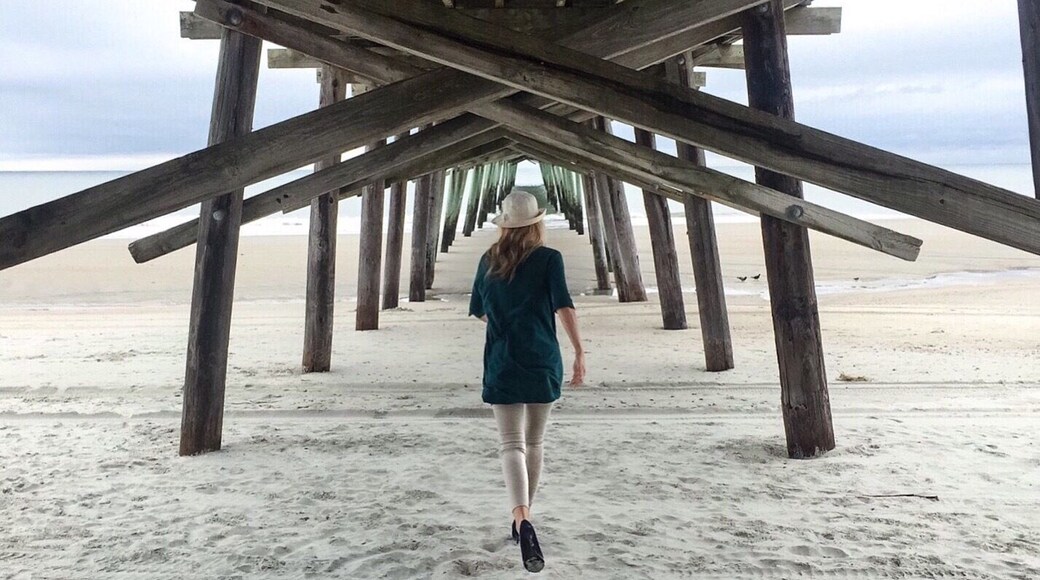 Great pier in Emerald Isle