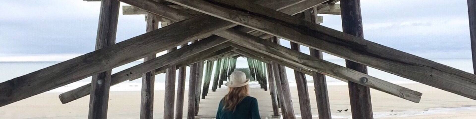 Great pier in Emerald Isle