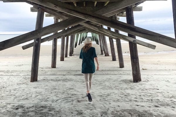 Great pier in Emerald Isle