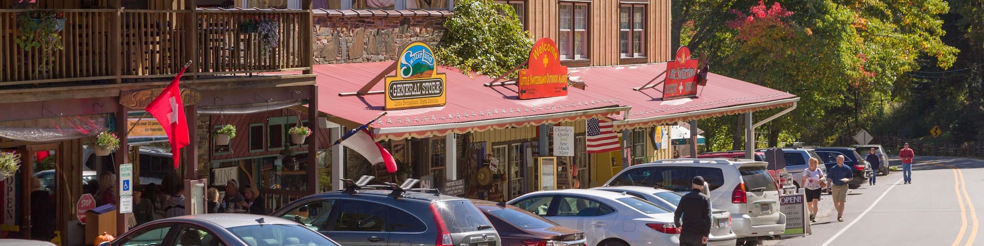 The Blue Ridge mountain hamlet of Little Switzerland, North Carolina.