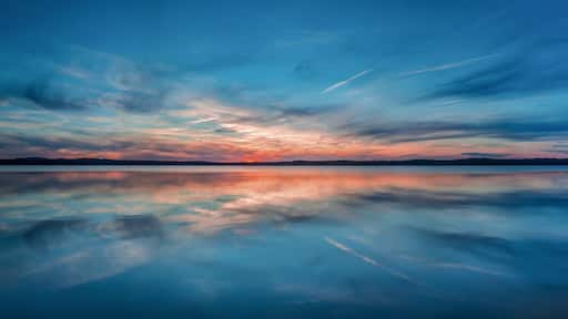 Mirrored Sunset — Jordan Lake, NC