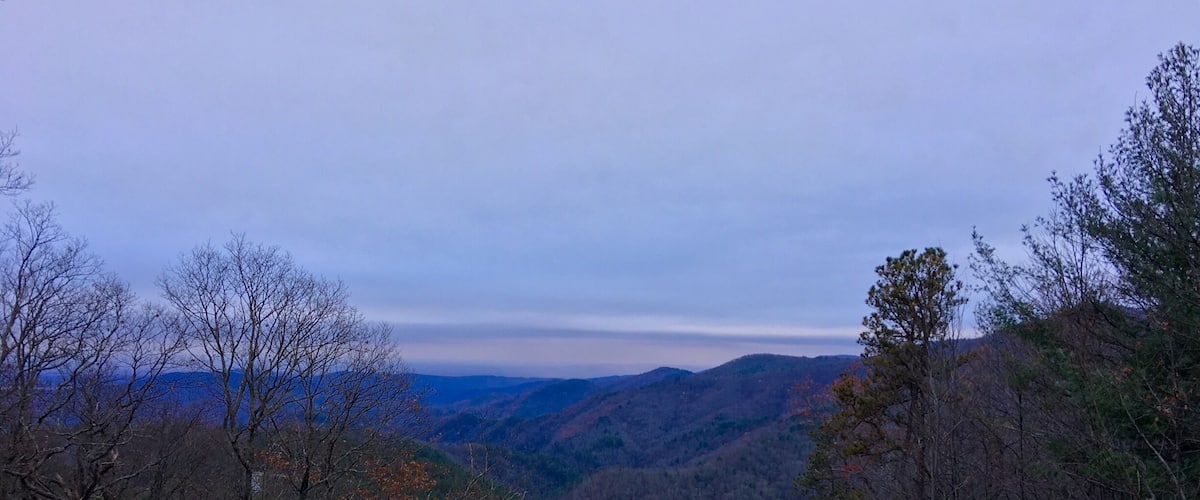 The view from Gorges State Park in western NC.