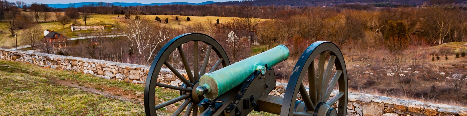 Antietam National Battlefield at Sunset, Maryland USA, Sharpsburg, Maryland